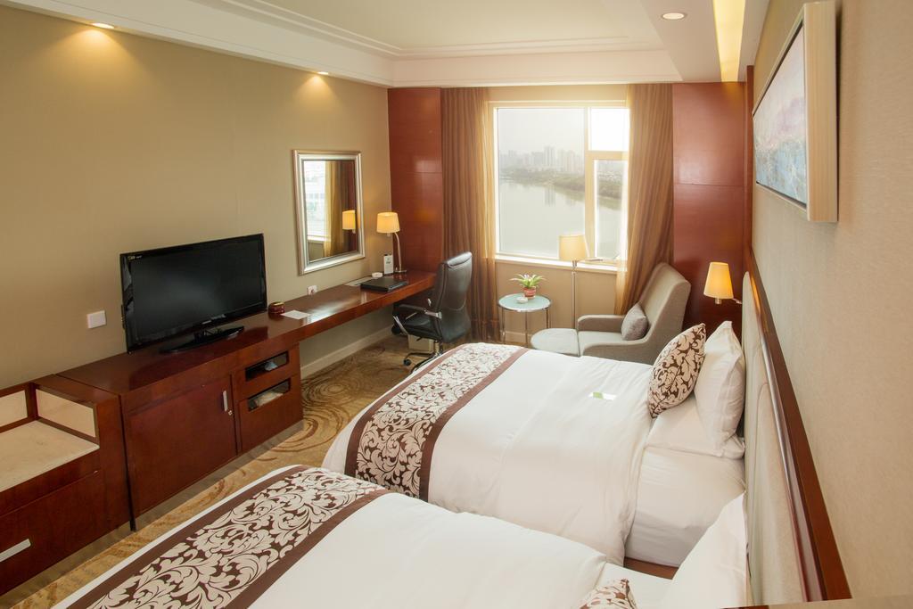 Guangxi Wharton International Hotel Nanning Exterior foto